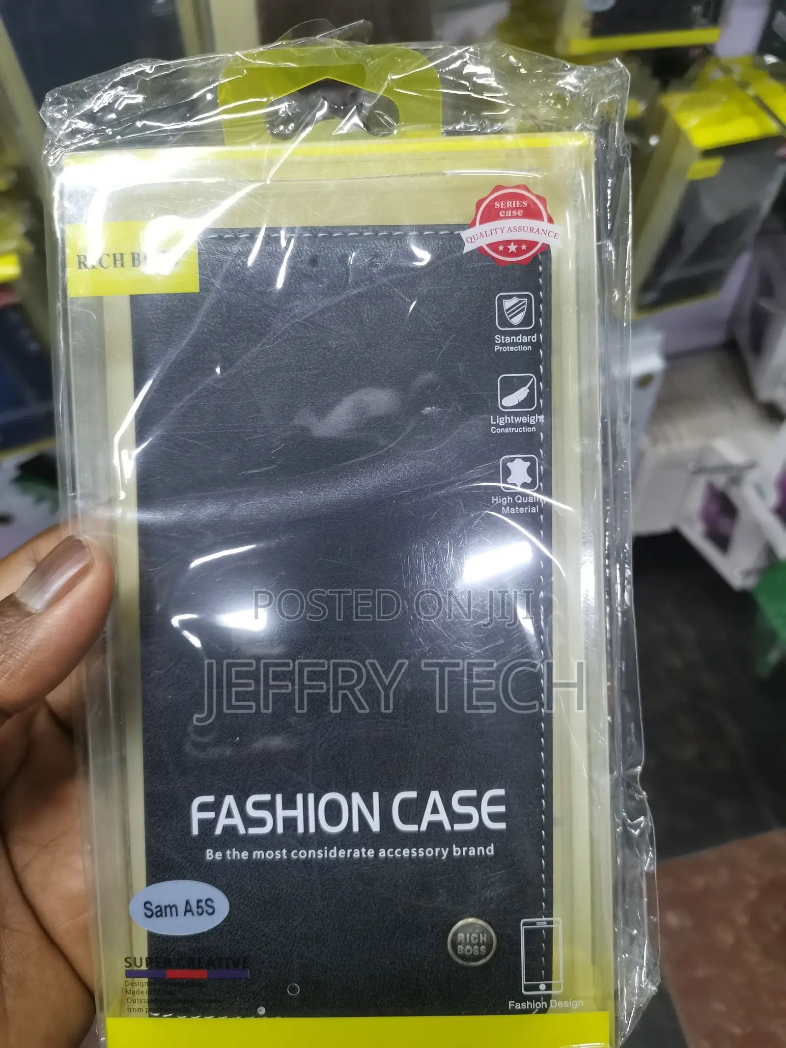 Caseous Rich Boss Leather Flip Case for Samsung Galaxy A5s