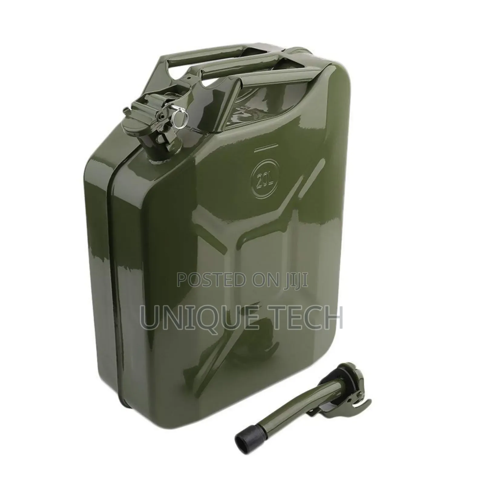 Metal /Steel Fuel Jerry Can 20 Ltrs With Spout