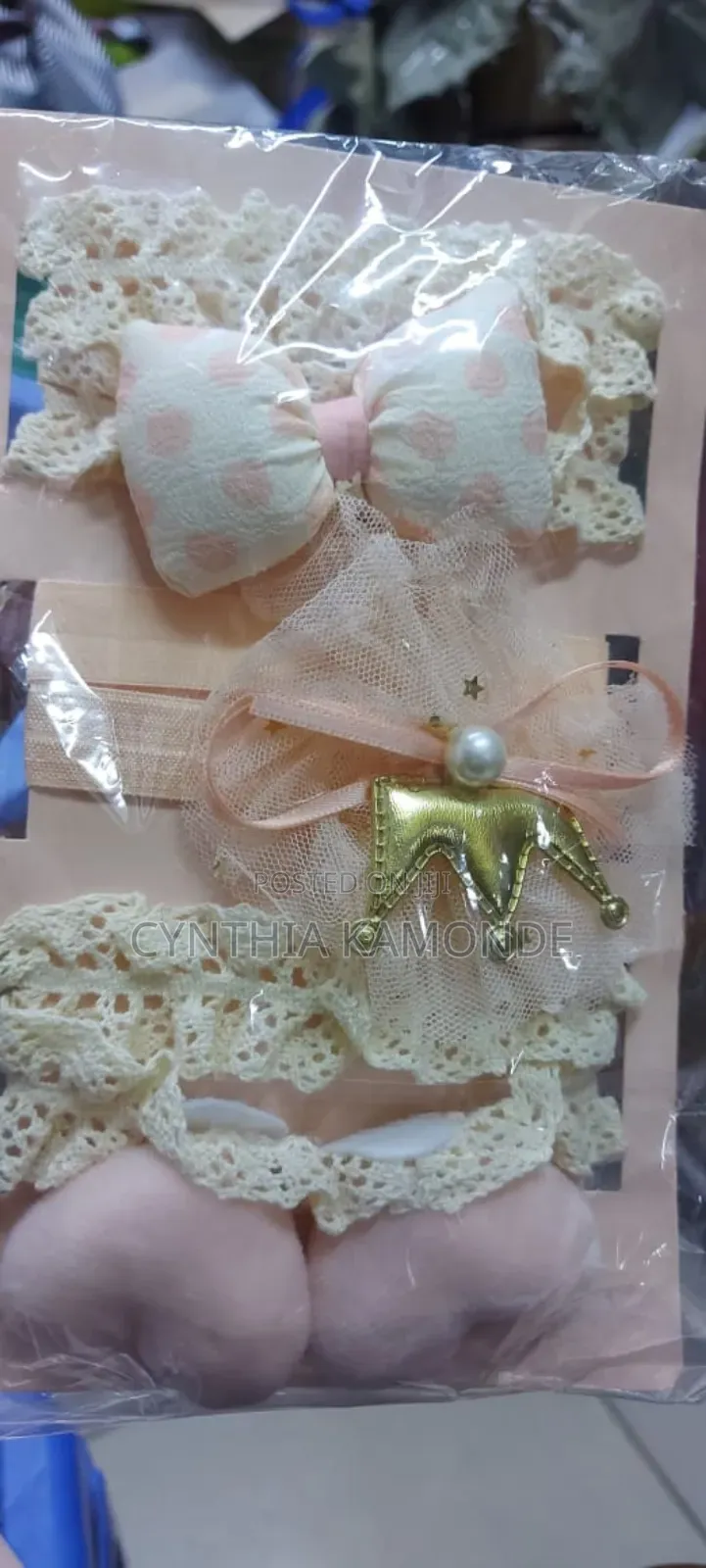 3 Baby Hair Bows With Big Band Beautiful Hair Bands