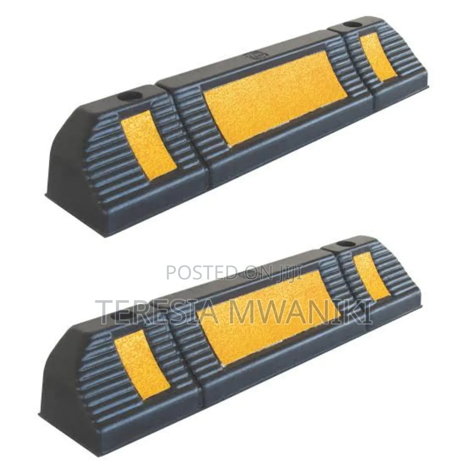 Reflective  Rubber  Wheel  Stopper