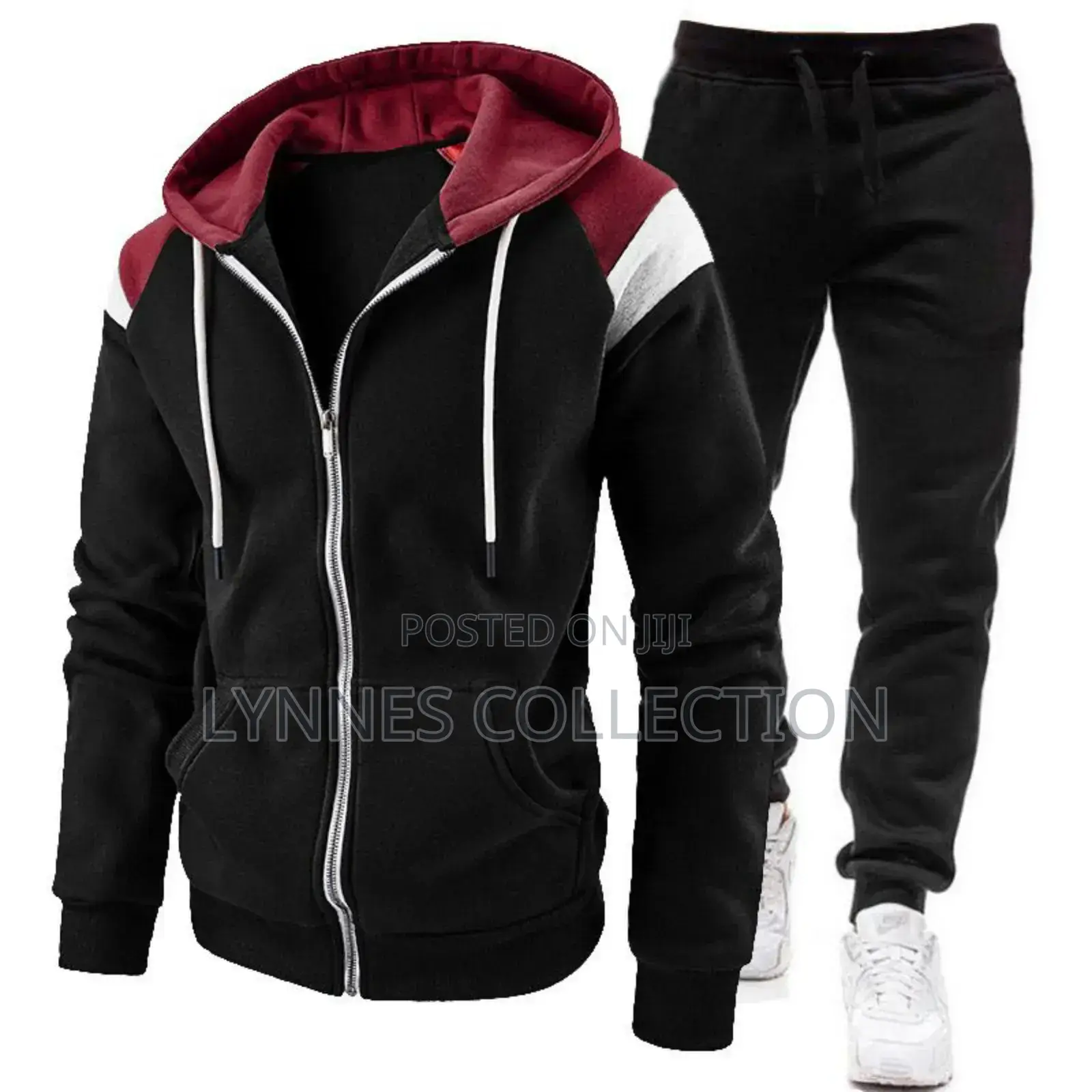Plain Zipped Tracksuits