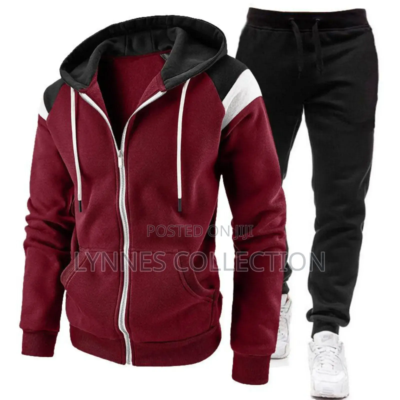 Plain Zipped Tracksuits