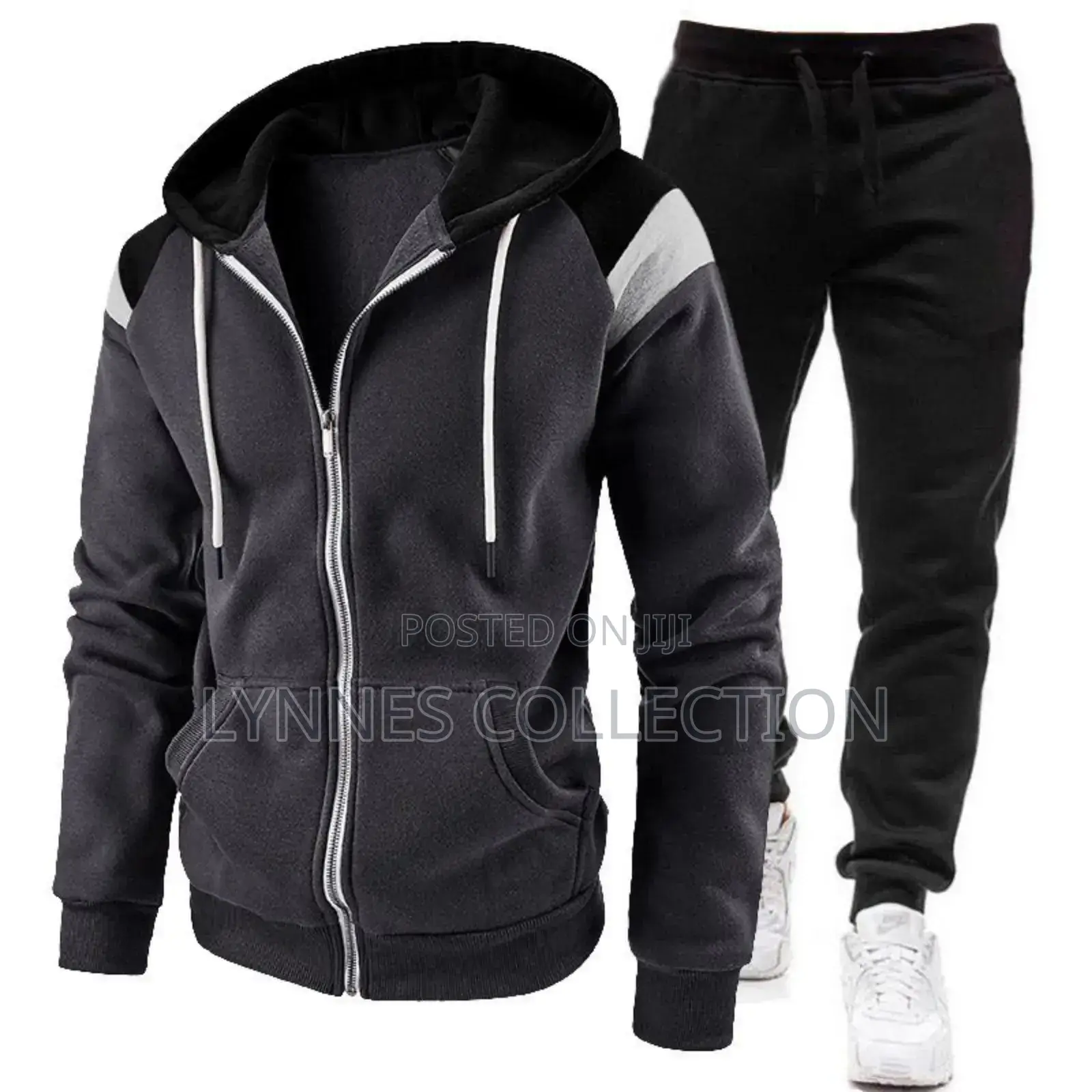 Plain Zipped Tracksuits
