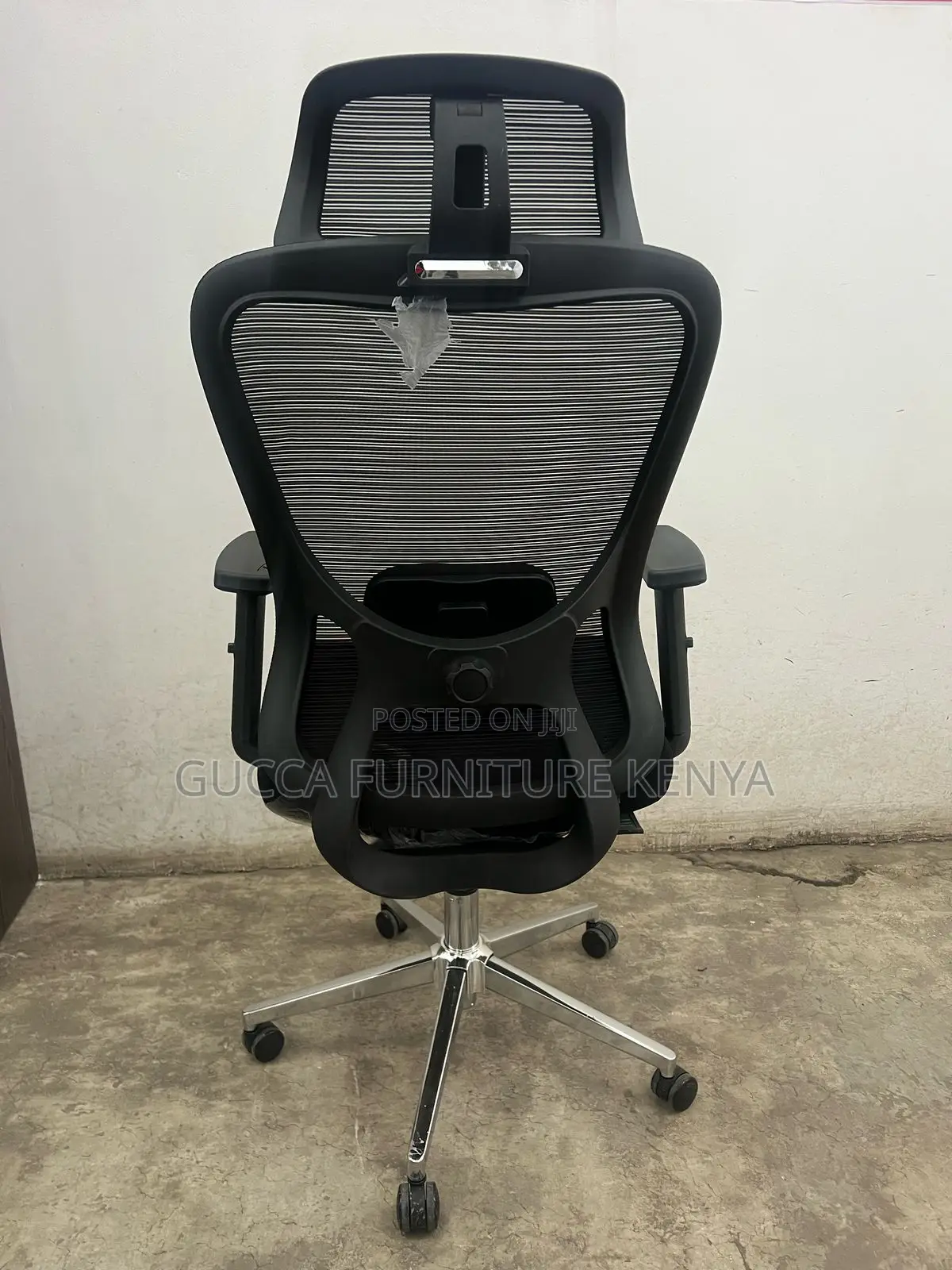Office Chairs: Office Orthopedic Tall Mesh Back in Black
