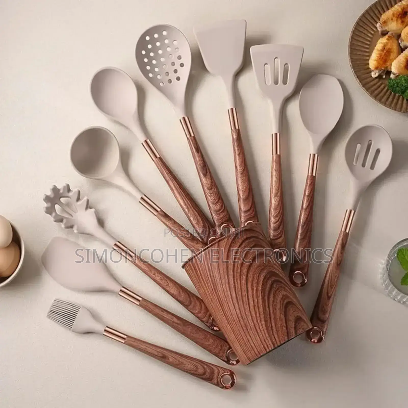 11pcs Silicone Spoon Set