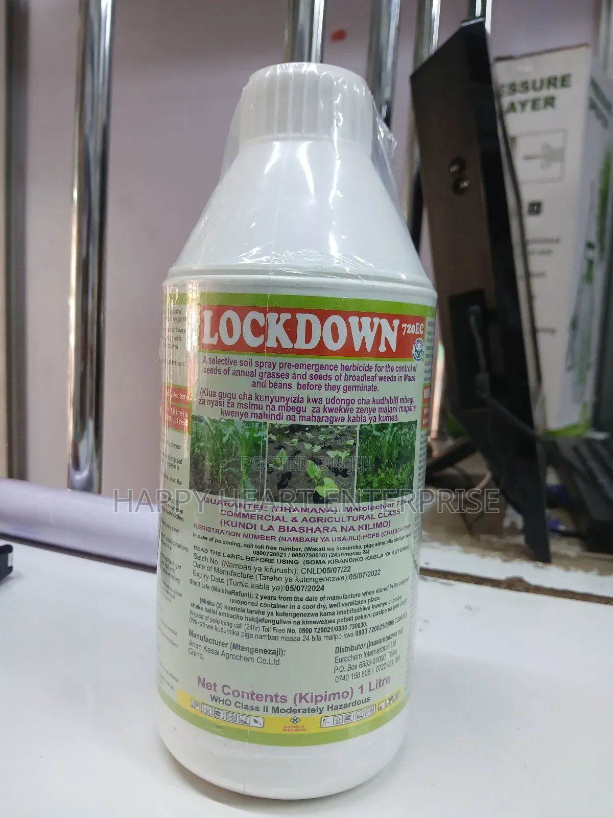 Lockdown 720ec Herbicide 1litre