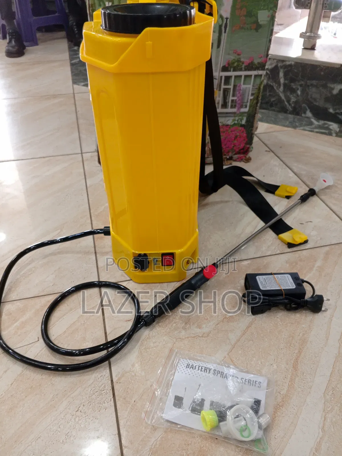 2in1 Rechargeable Knapsack Farm Sprayer , Inbuilt Battery