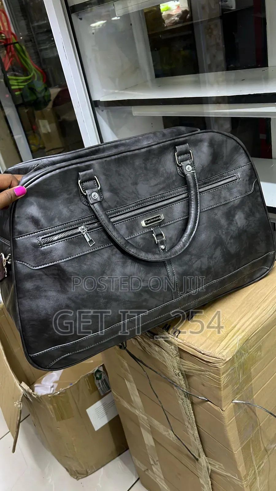 *High Quality Leather Duffel Bag