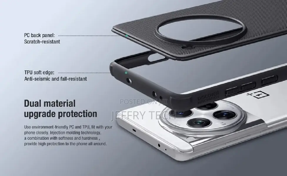 Oneplus 12 Frosted Shield Pro Case *Nillkin*