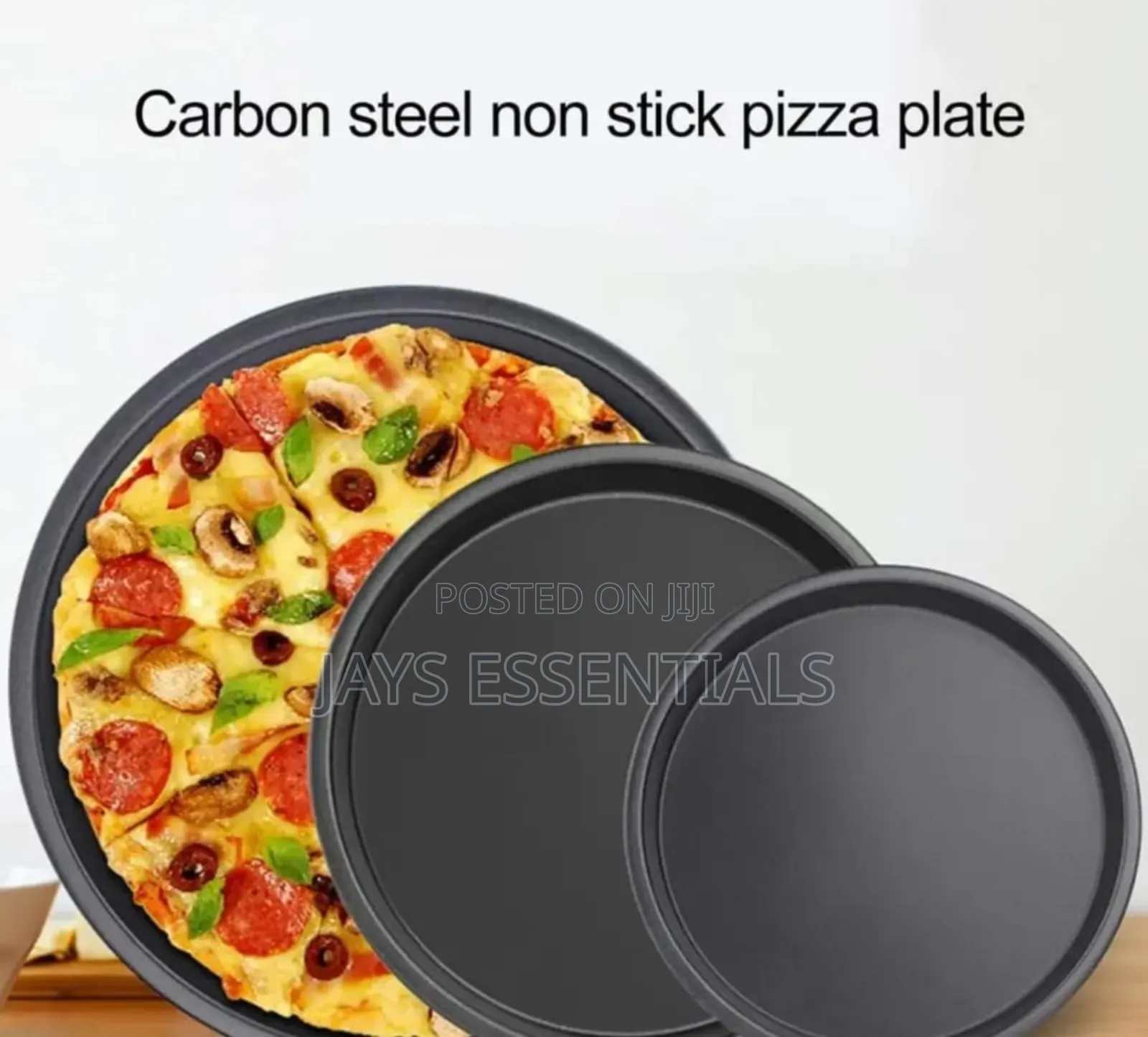 3pcs Pizza Pan Trays : Non Stick