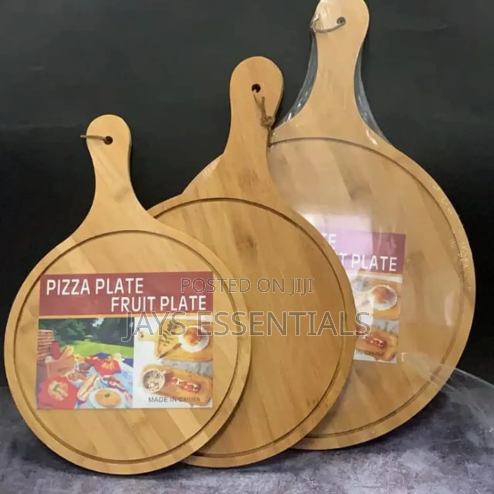 24cm Wooden Pizza Tray Boards
