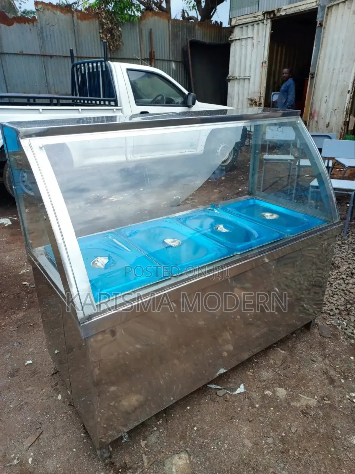 Food Warmer With Sneeze Guard