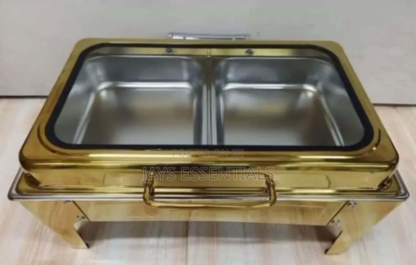9l Gold Round Hydraulic Chaffing Dish