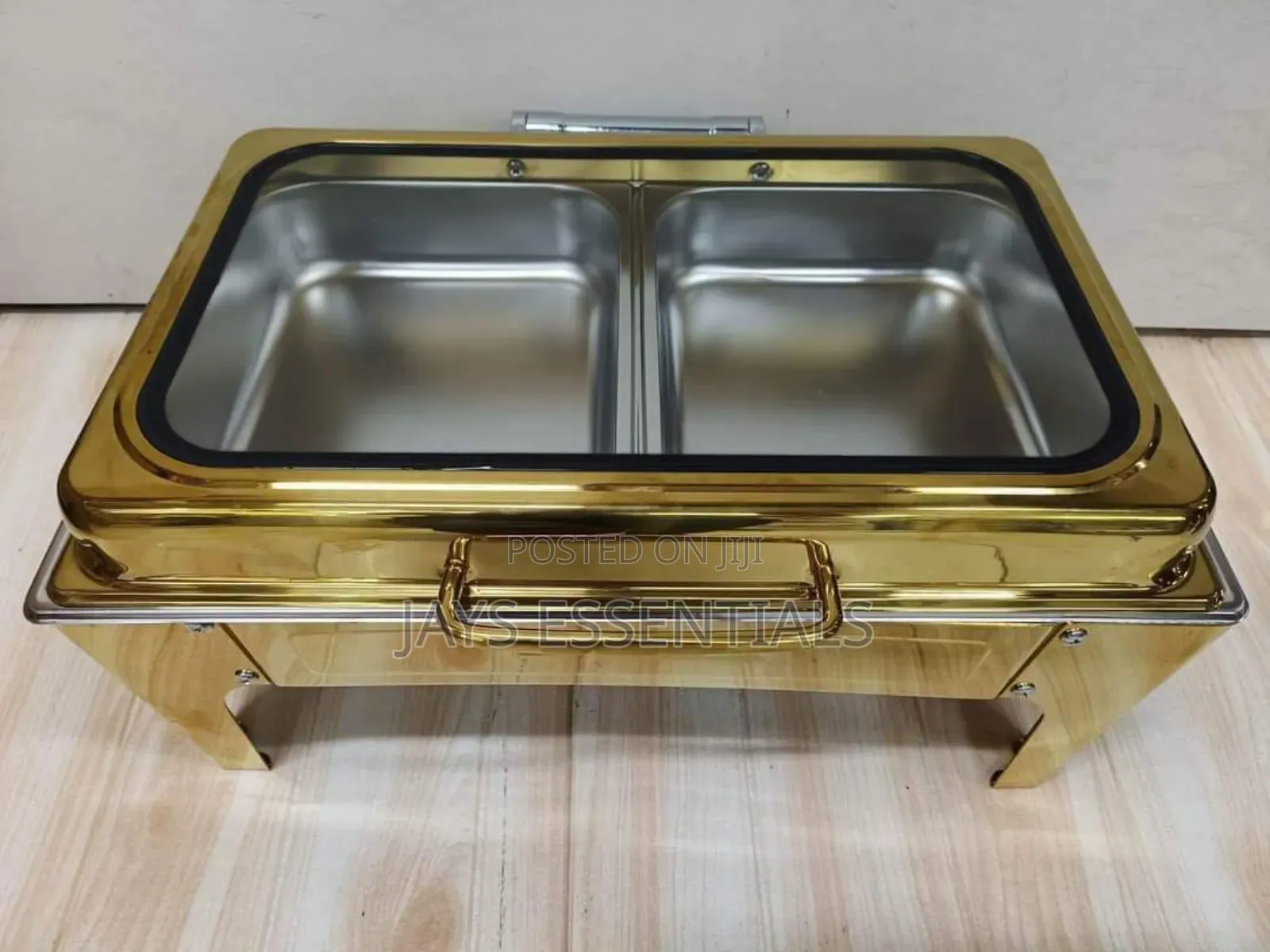 9l Gold Round Hydraulic Chaffing Dish
