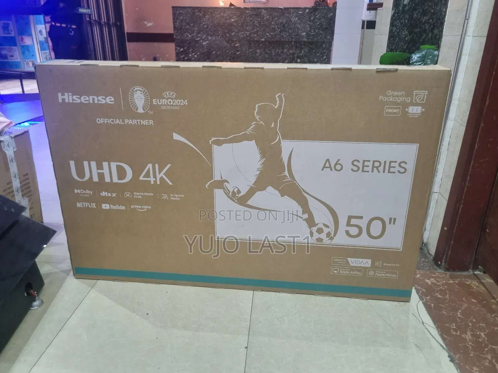 Hisense 50′′ 50a6 Series Vidaa Smart Uhd Tv