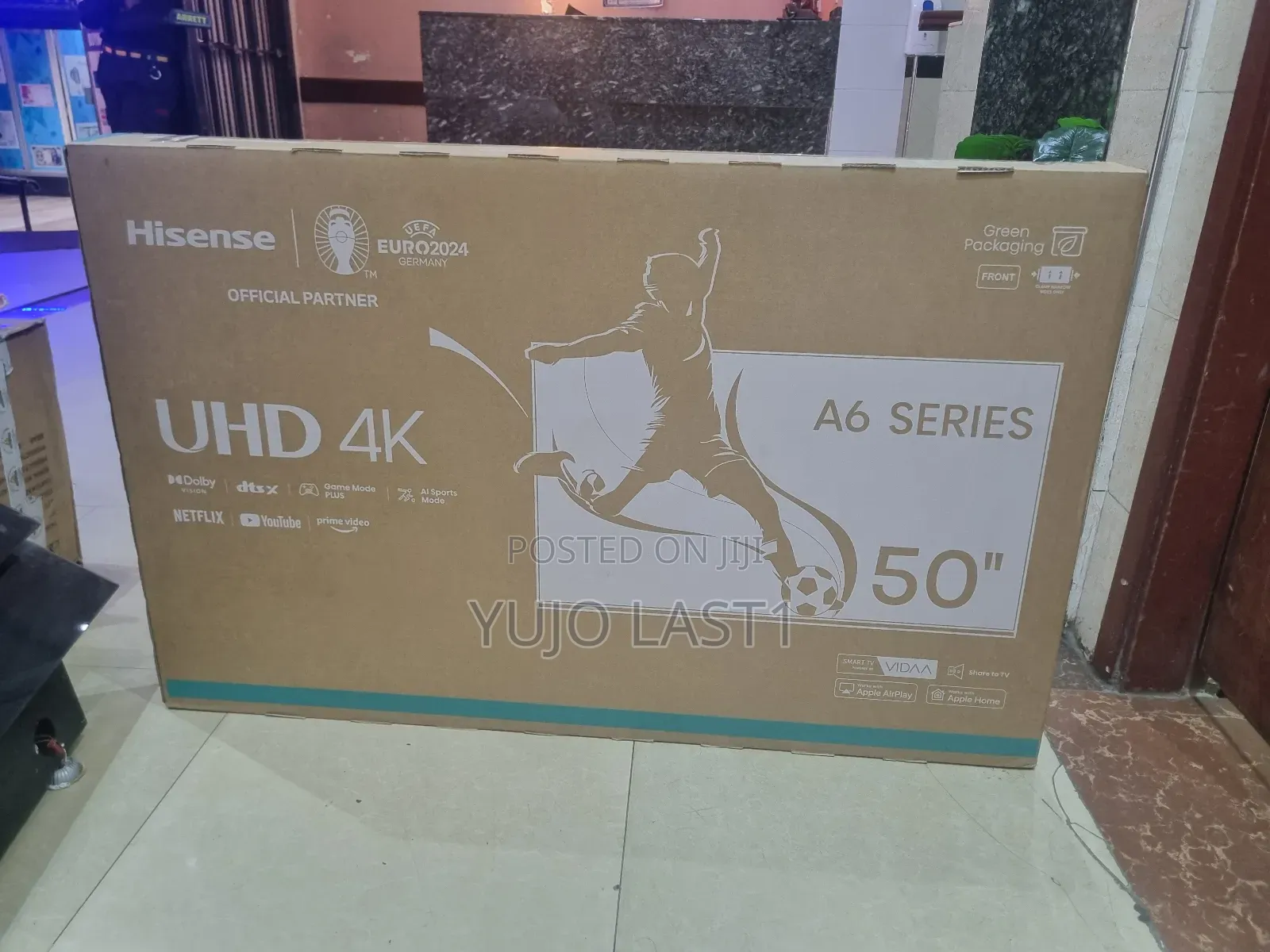 Hisense 50′′ 50a6 Series Vidaa Smart Uhd Tv