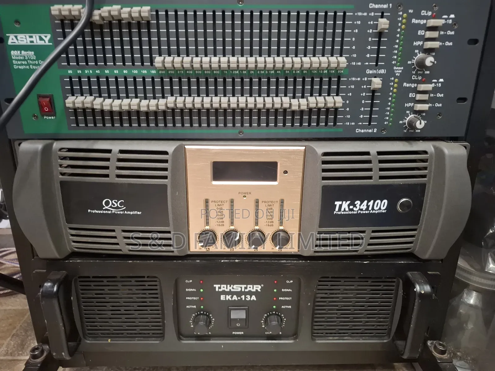 Qsc 4 Channels Power Amplifier