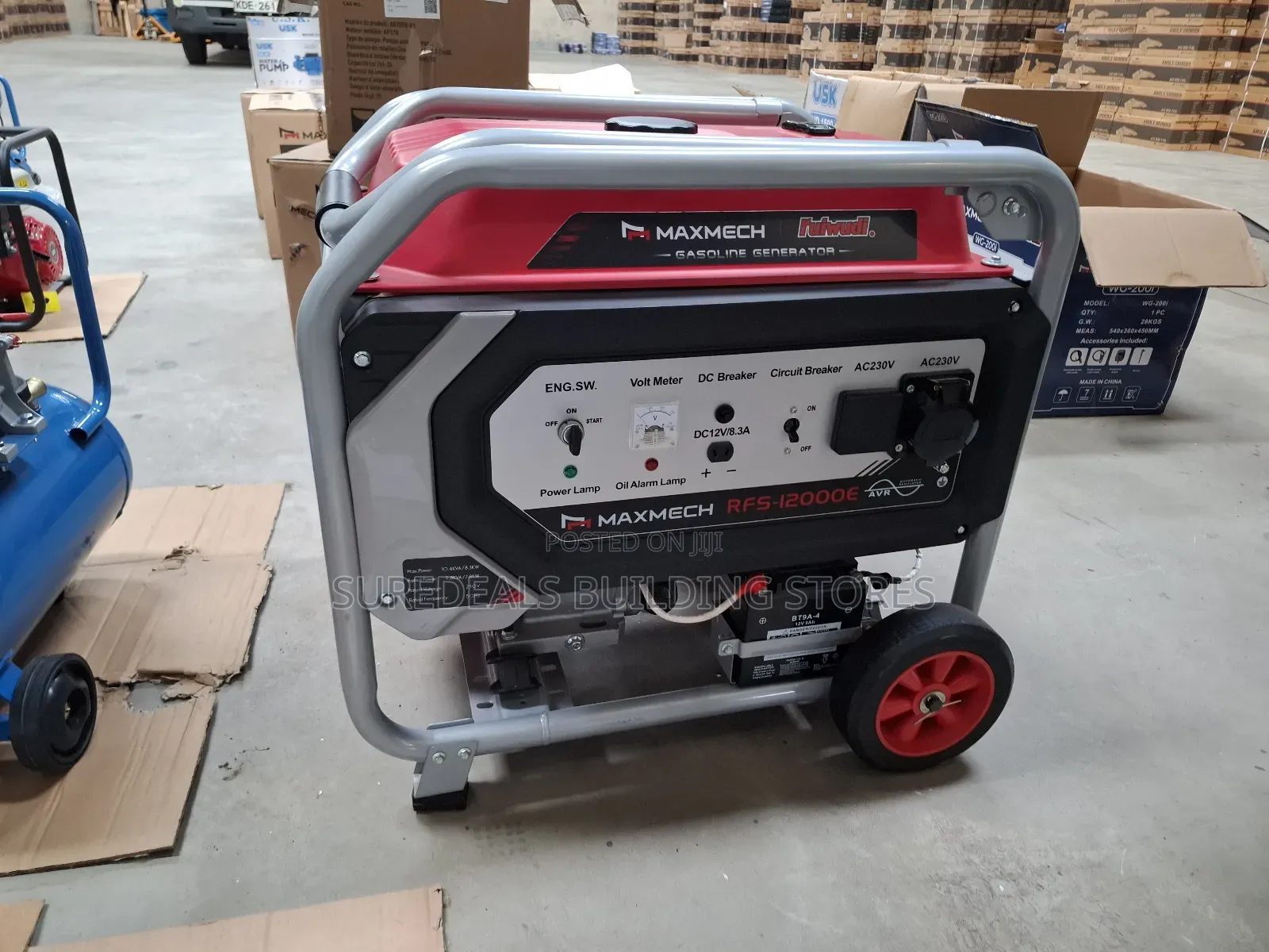 Maxmech Electric Start Generator RFS-12000e 10.4 Kva/8.3 Kw