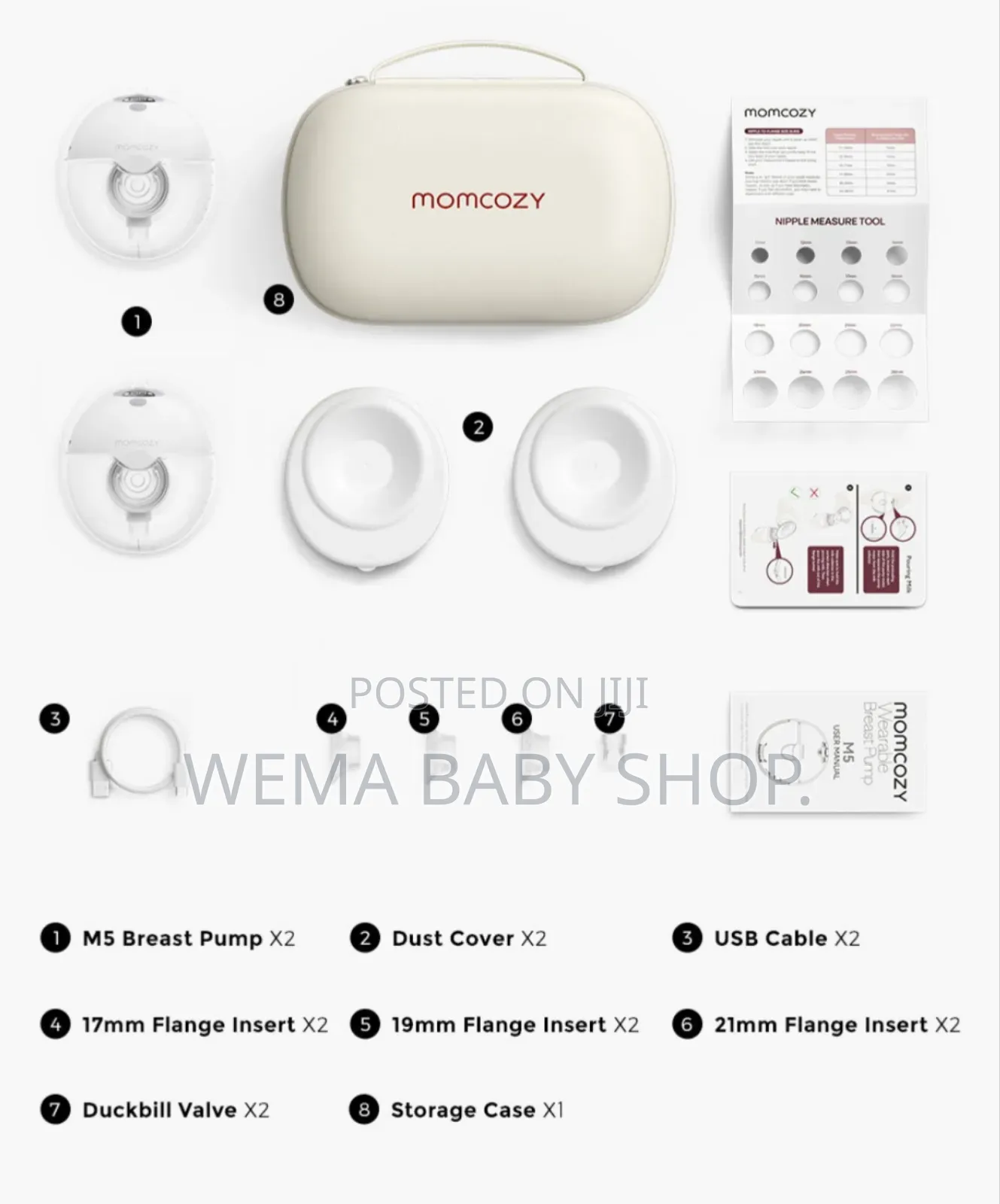 Momcozy All in One M5 Double Wearable Breast Pump