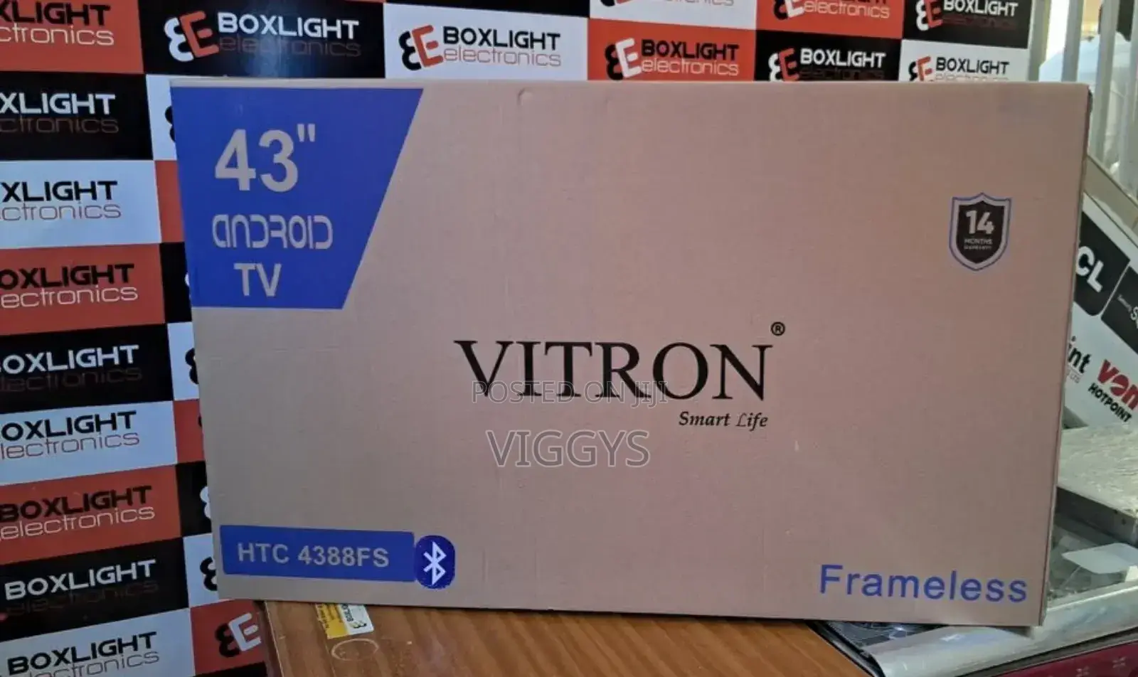 Vitron Smart Android Tv 43 Inch With Wifi %%.,.
