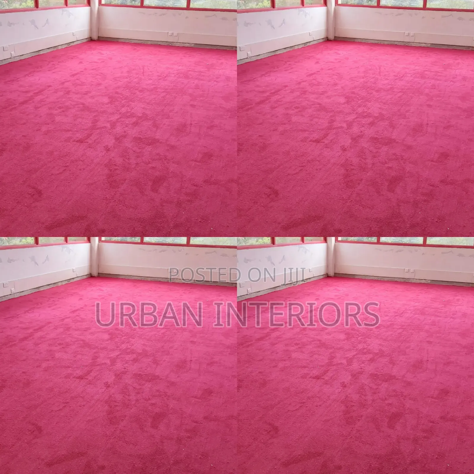 Wall to Wall Carpets. Square Living Room