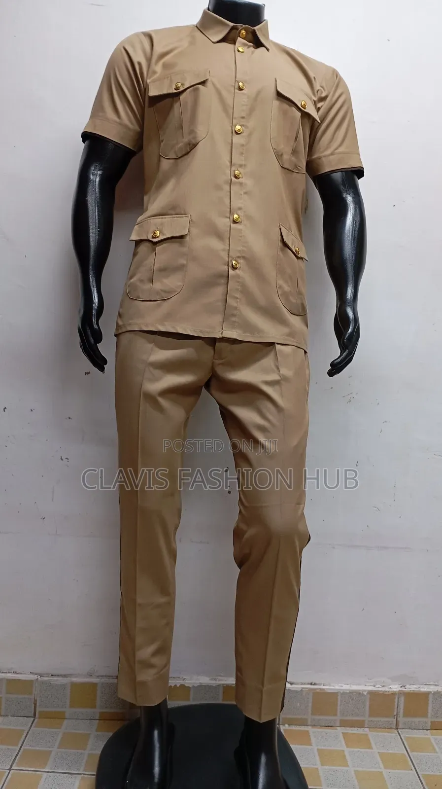 Men Beidge Ribbon Kaunda Suit