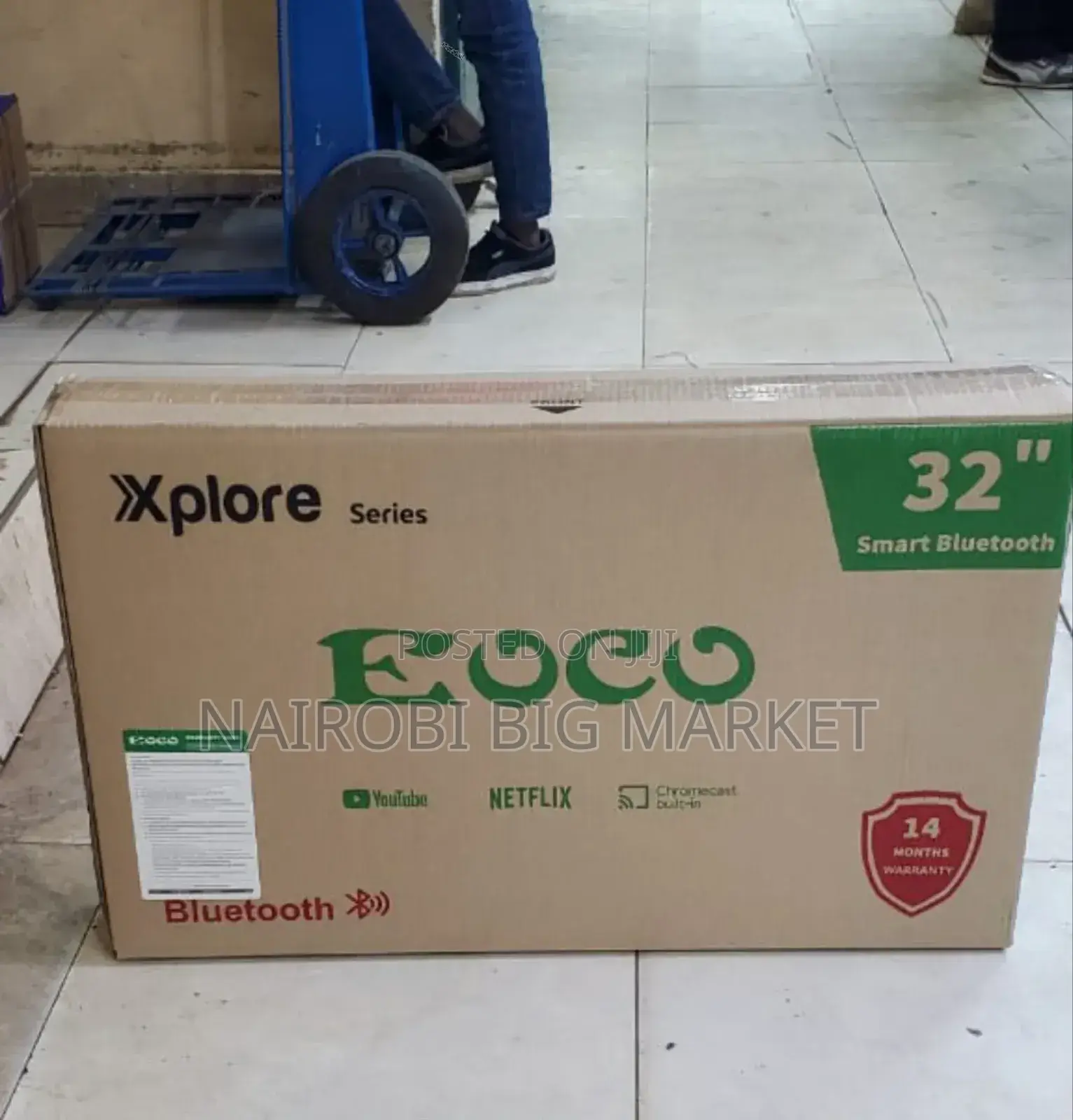 New Arrival 32 Inches Ecco Smart Android Tv With Bluetooth