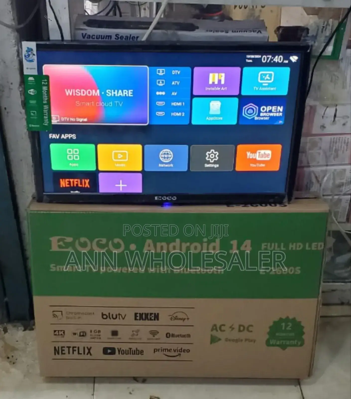 Good Working 26 Inches Ac/Dc Ecco Smart Android Digital Tv
