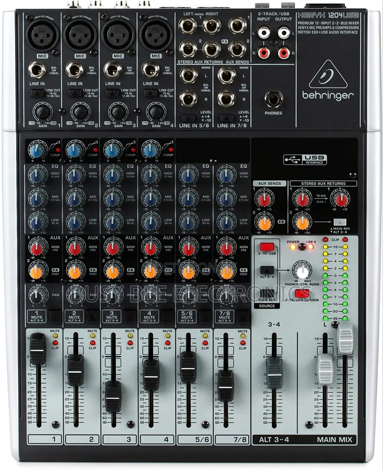 Behringer Xenyx 1204usb Mixer With USB