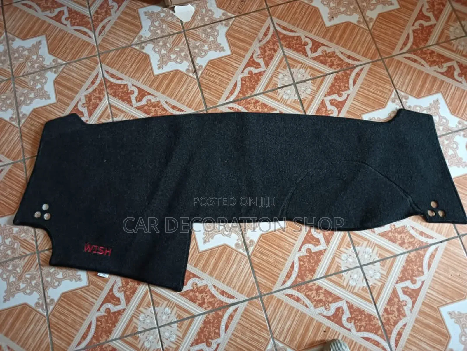 Wish Washable Black Dash Mat