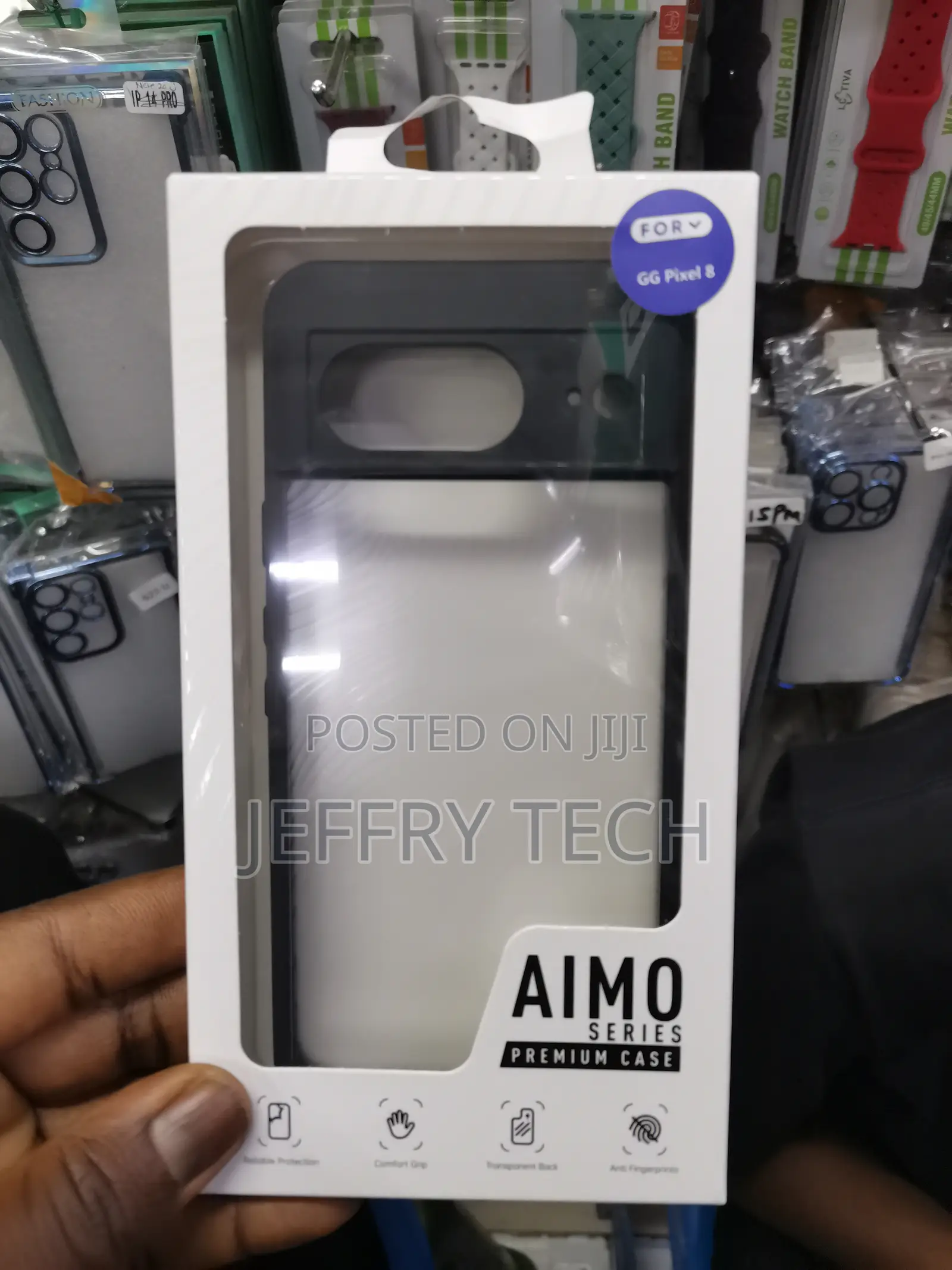 Newstatus Back Cover for Google Pixel 8 (Transparent, Grip