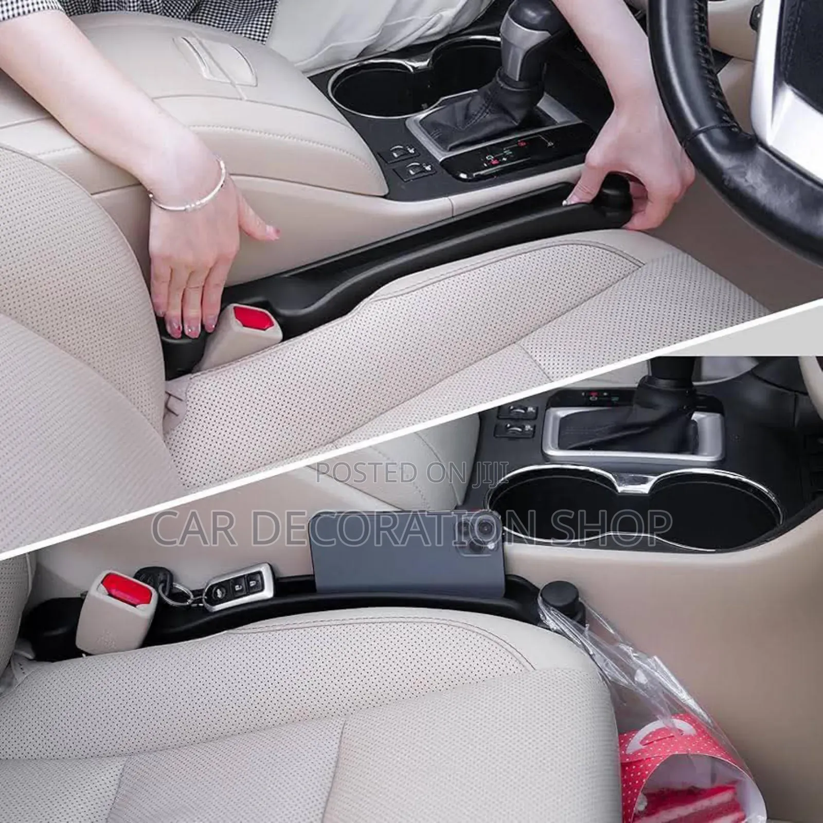 2pcs Flexible Silicone Seat Gap Fillers