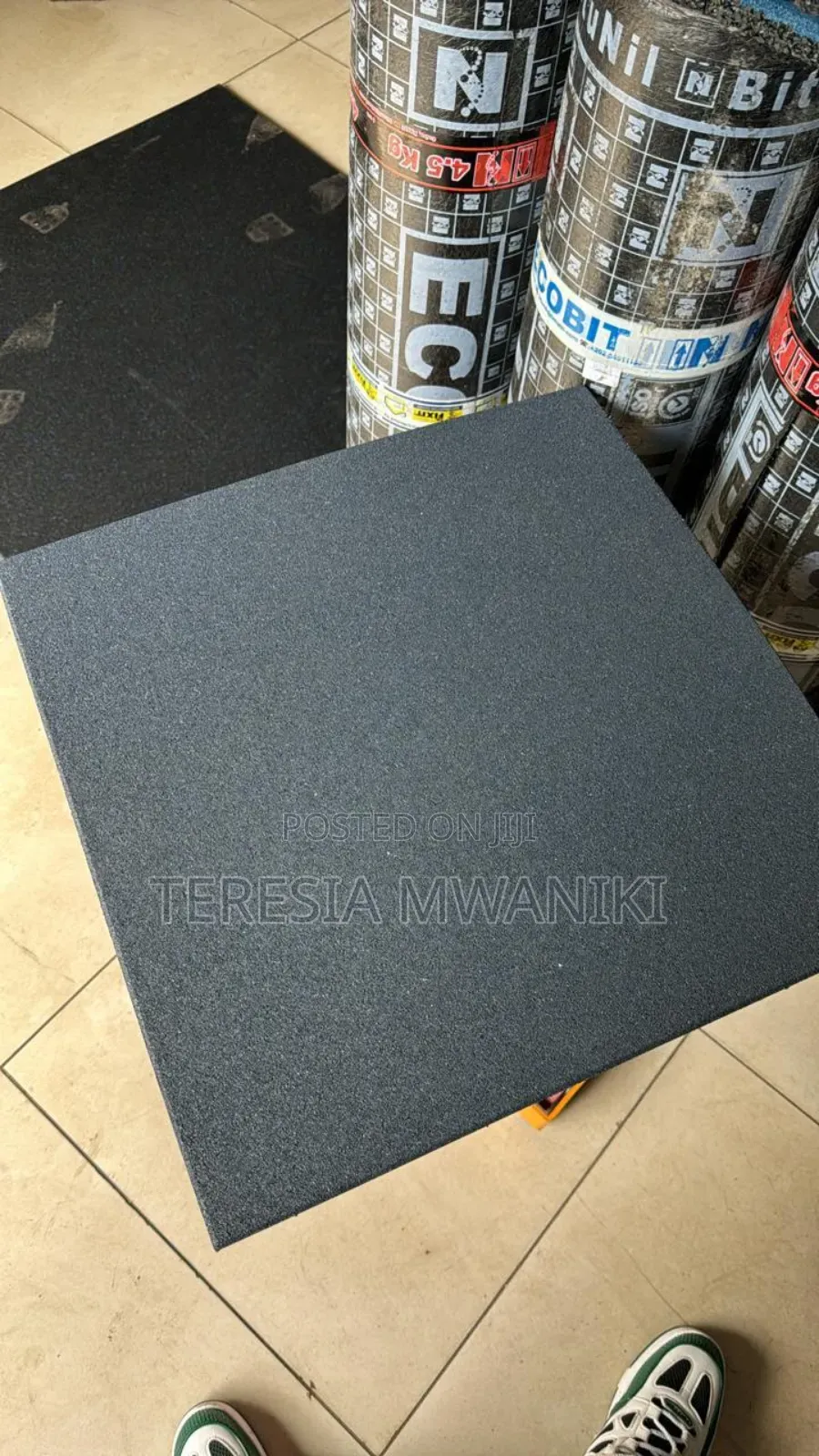 Premium  20mm*50cm*50*Cm Rubber  Floor Gym Mat