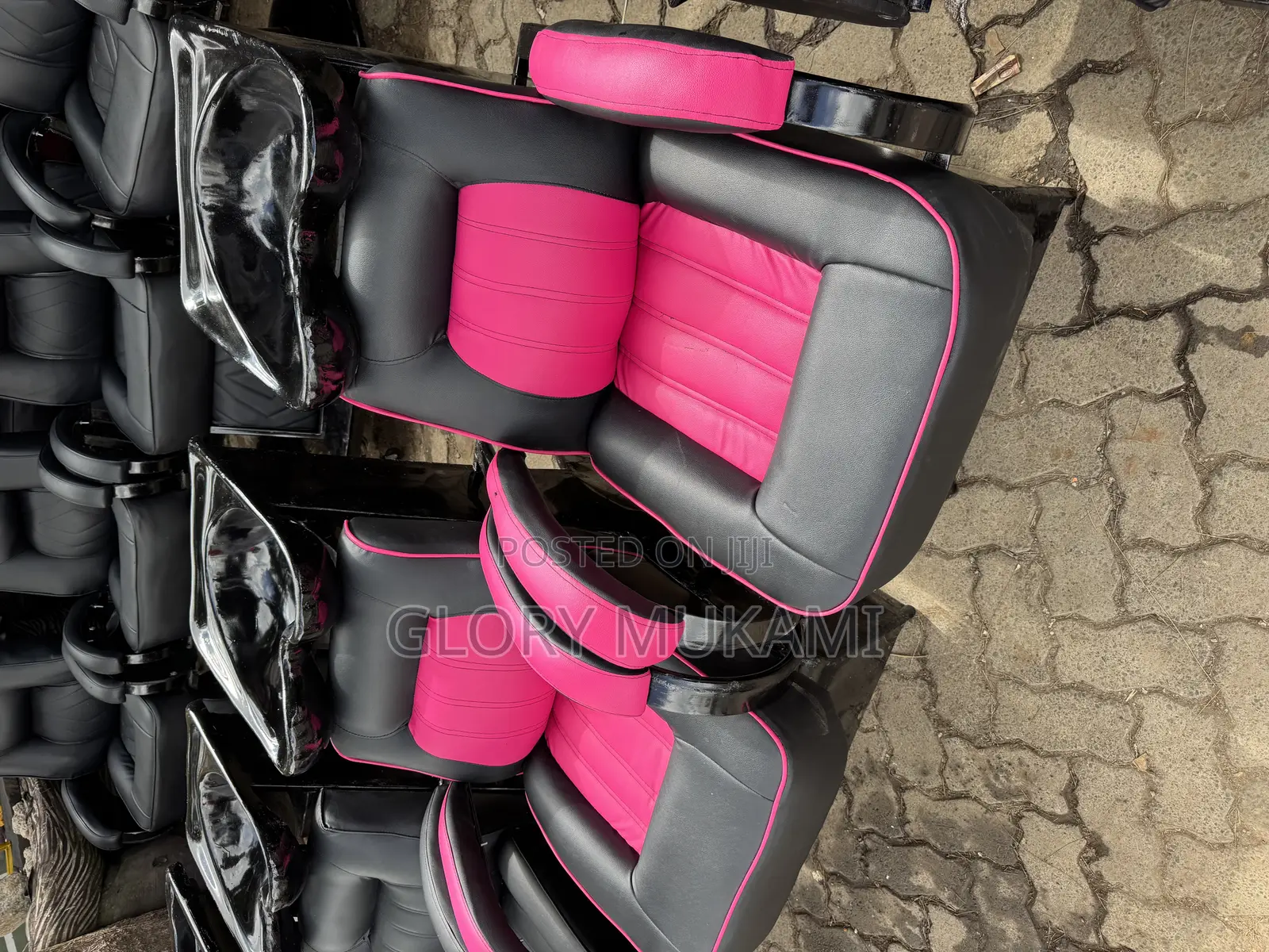 Pink Salon Sink Hair Wash Basin