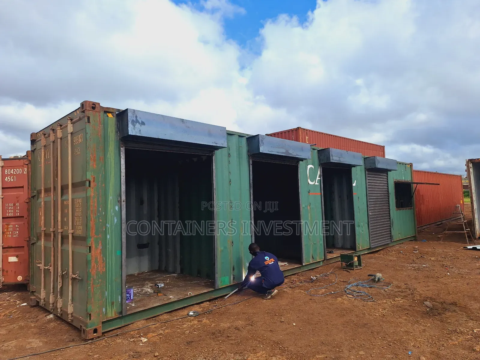 Container Stalls for Sale- Work in Progress.