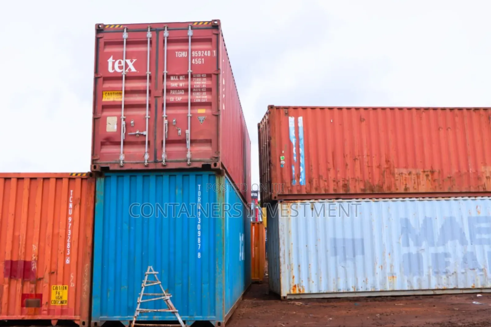 40ft Containers for Sale- Various Colors and Types Available