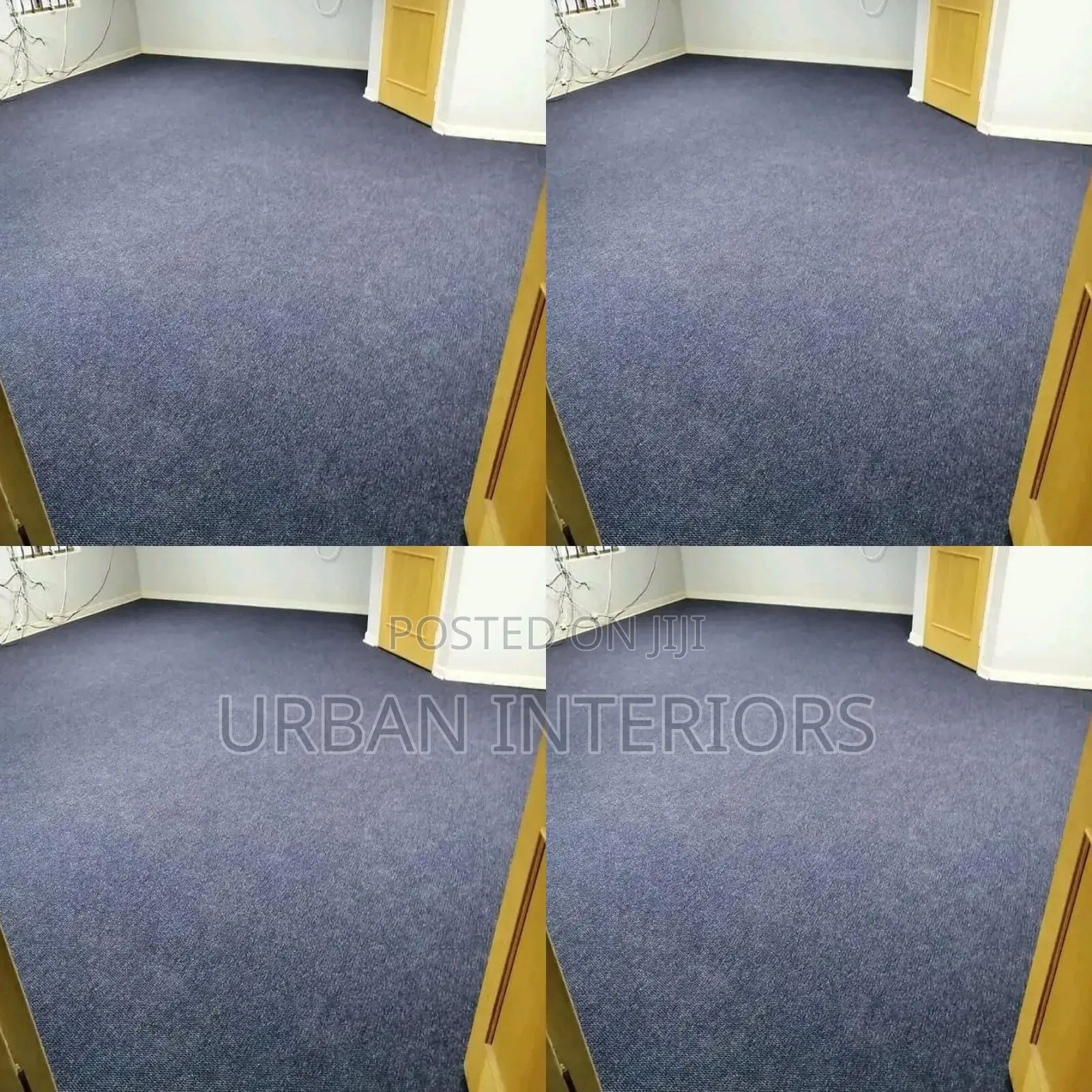 Grey Wall to Wall Carpets. Grey Office Carpets. Small Space