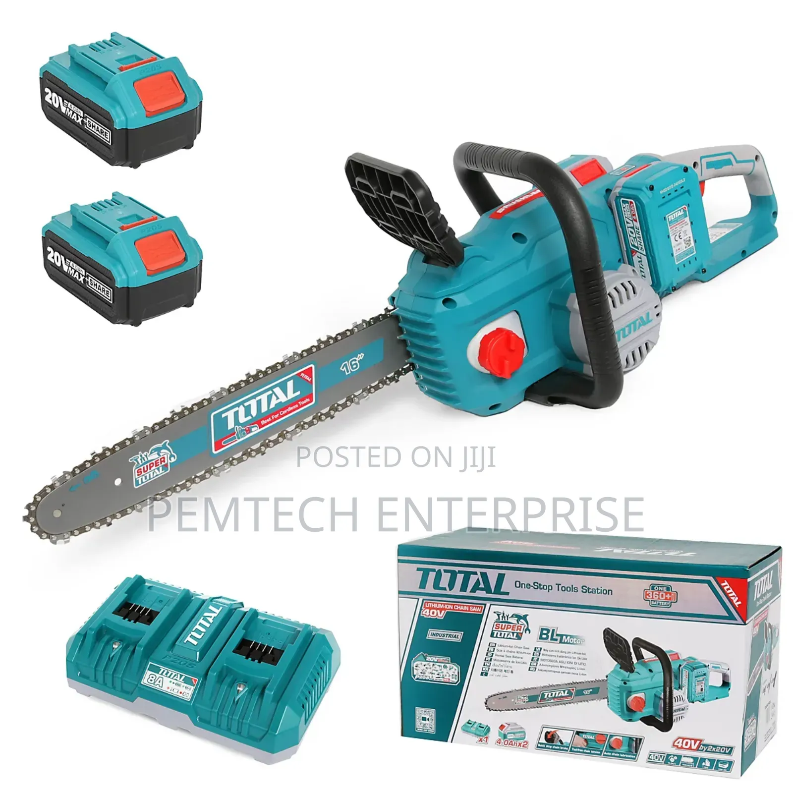 16" Total Heavy Duty Battery Powered Chainsaw