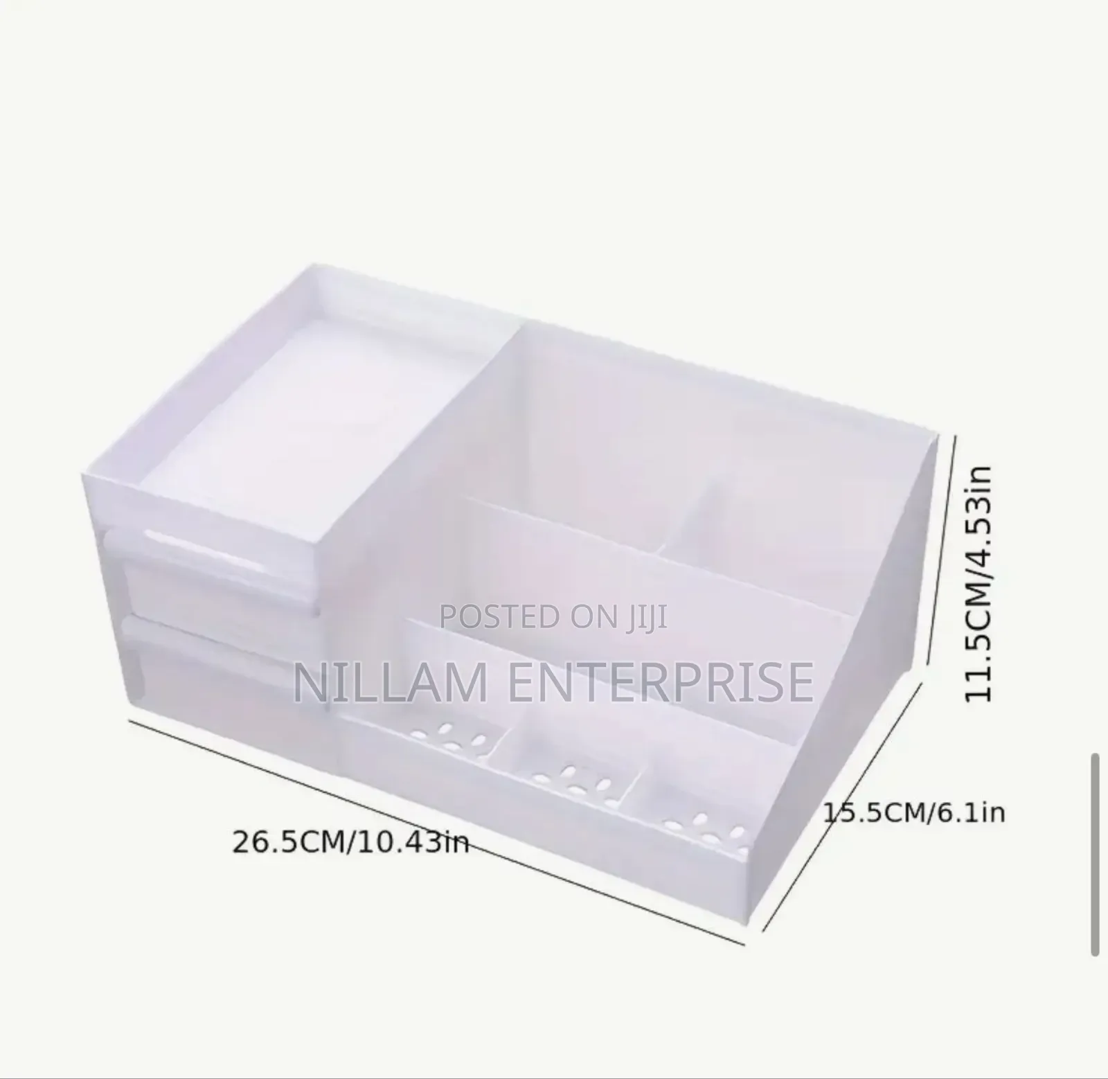Cosmetic Storage Box With Drawers
