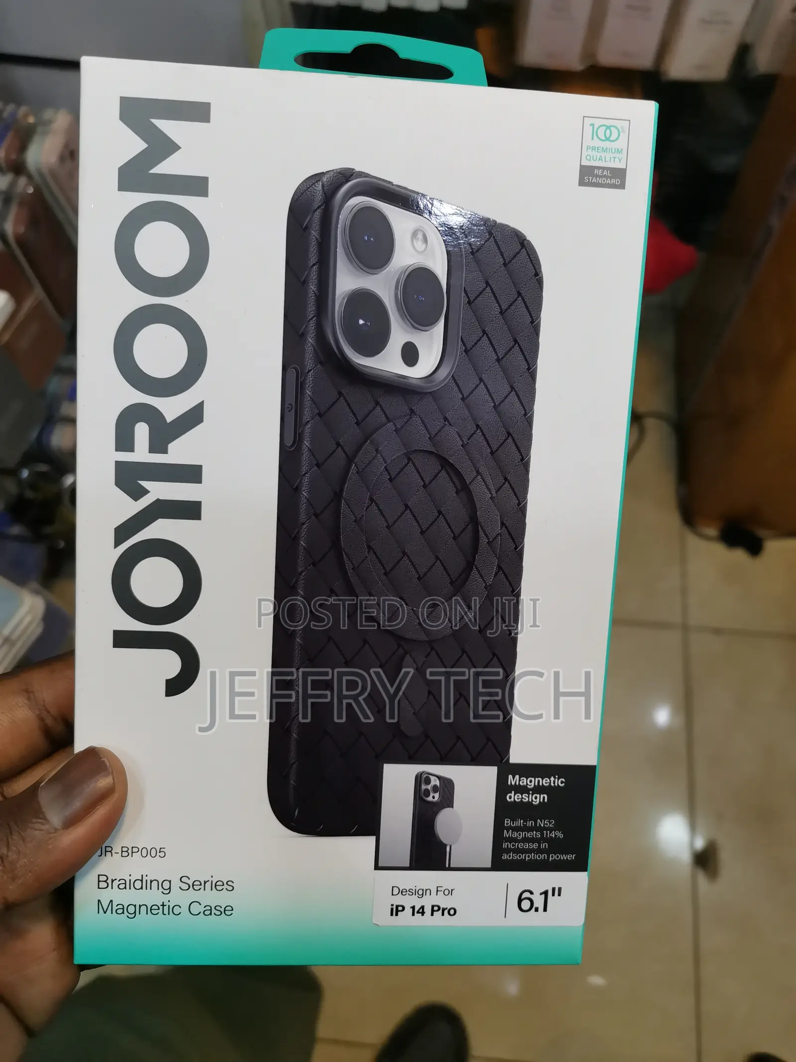 Disipation Weaving Grid Case for iPhone 14 Pro Max Magnetic