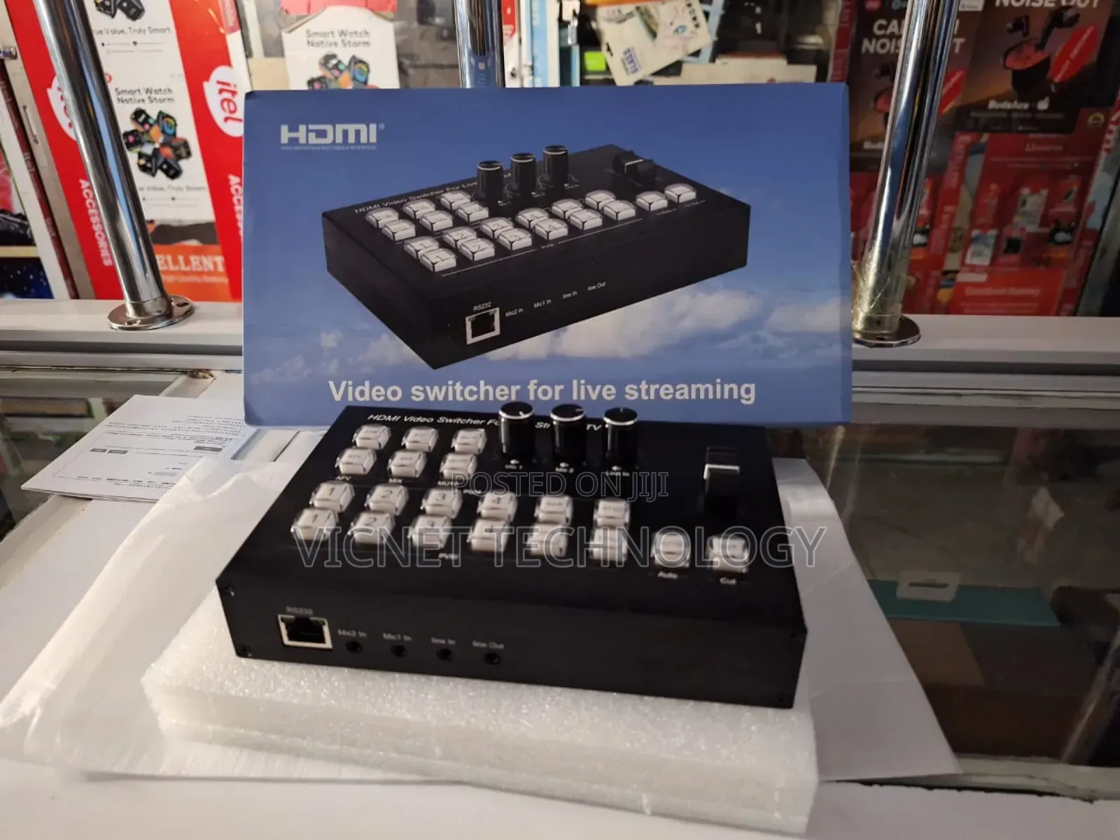 4 Channel Video Switcher for Live Streaming
