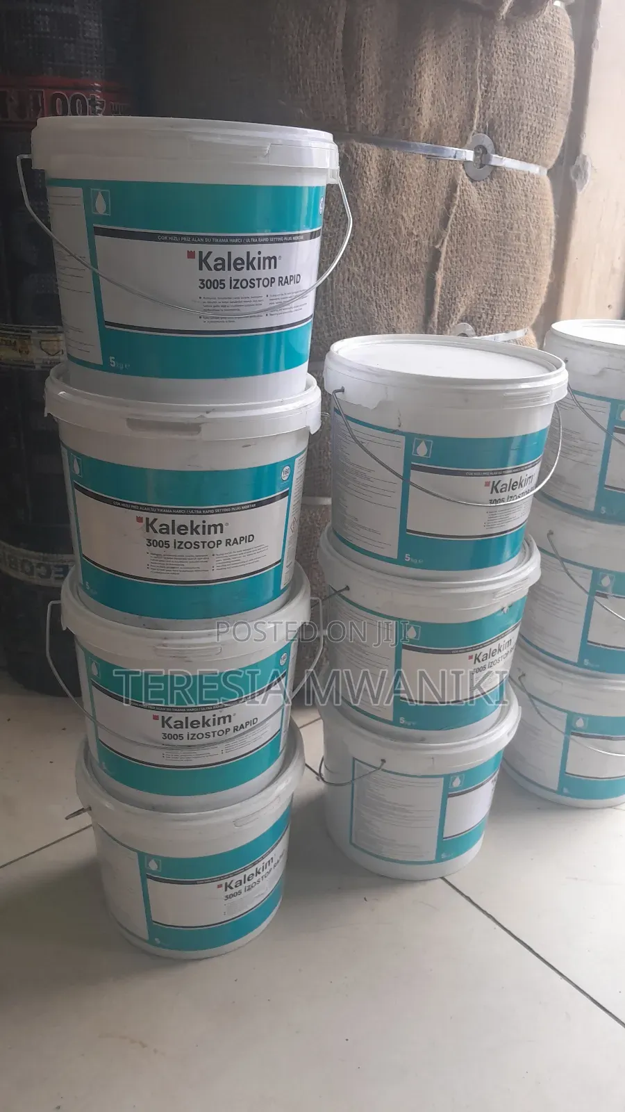 3005 Kalekim; Very  Fast Setting Water Blocking  Mortar