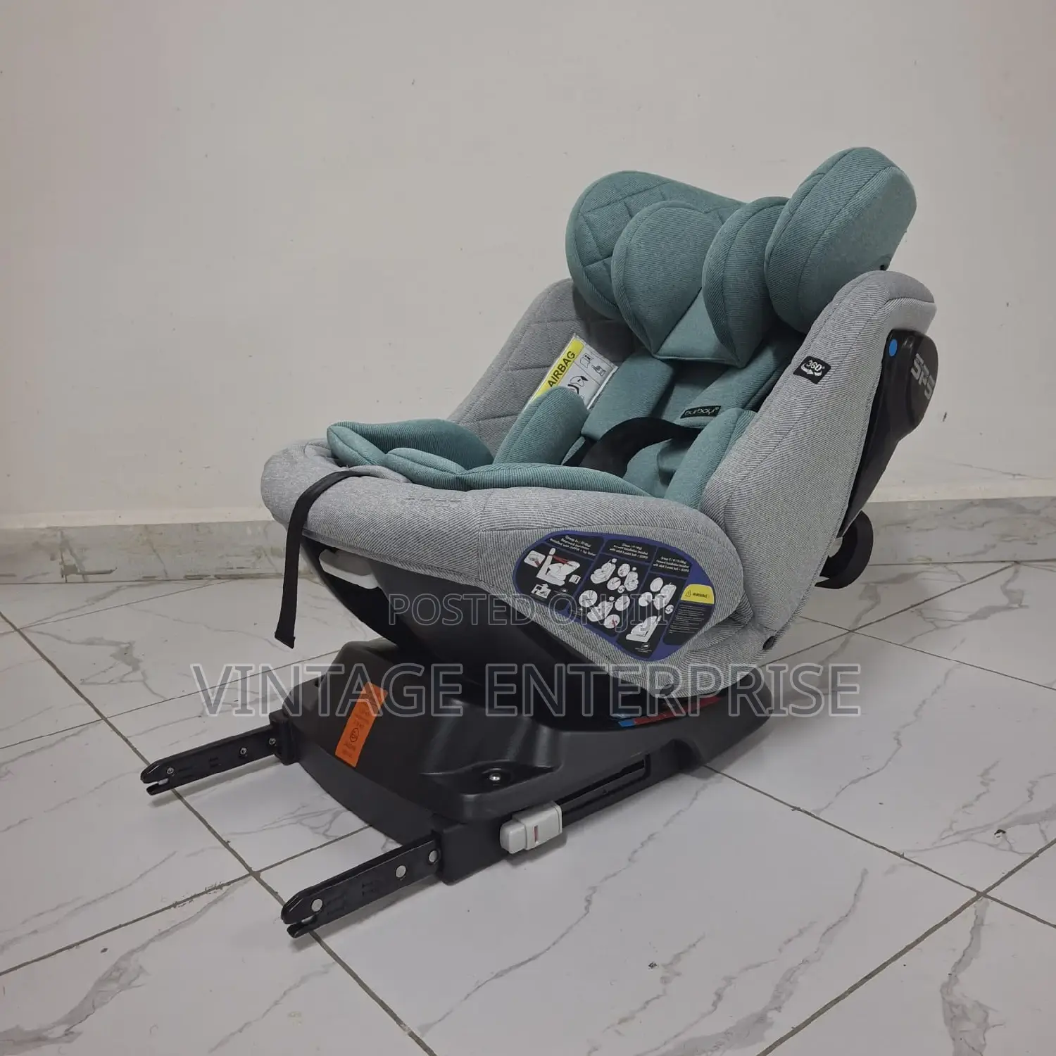 Baby Isofix and 360degree Rotation Baby Car Seat