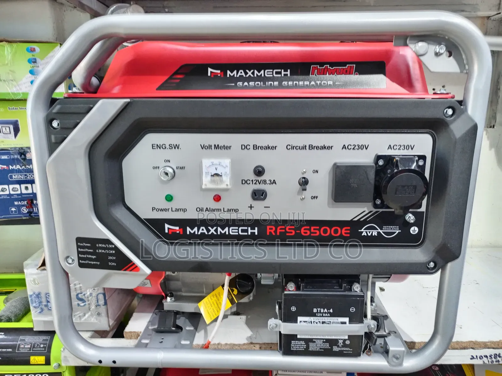 Maxmech Rfs6500e 6.5kva Petrol Generator