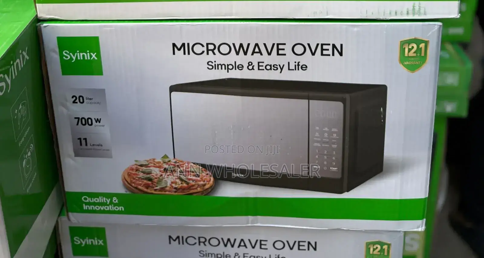New Model Digital Silver Syinix 20 Litres Microwave Oven S/7