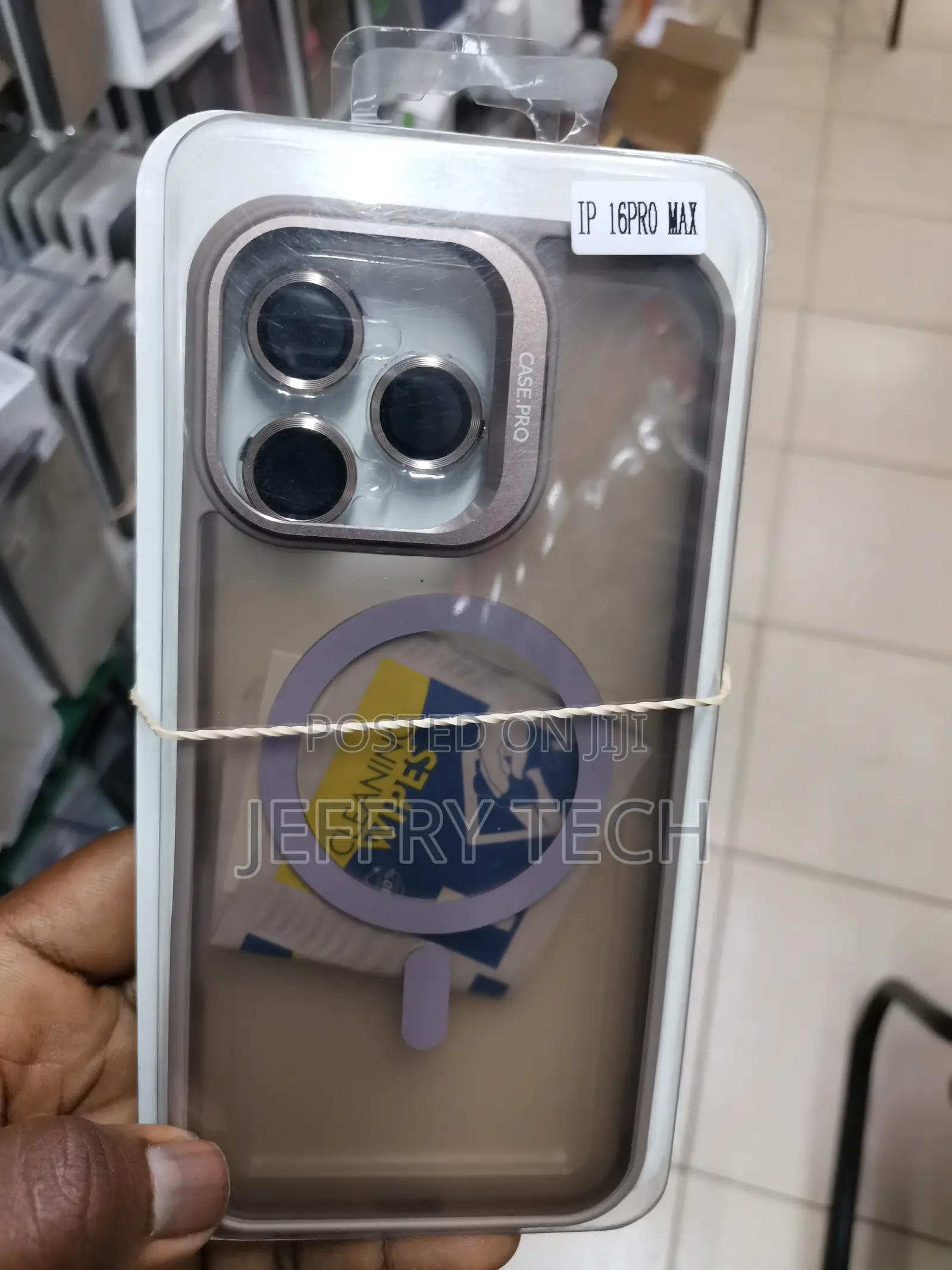 Misscase iPhone 16 Pro Max Magsafe Case Lens Protector/Stand