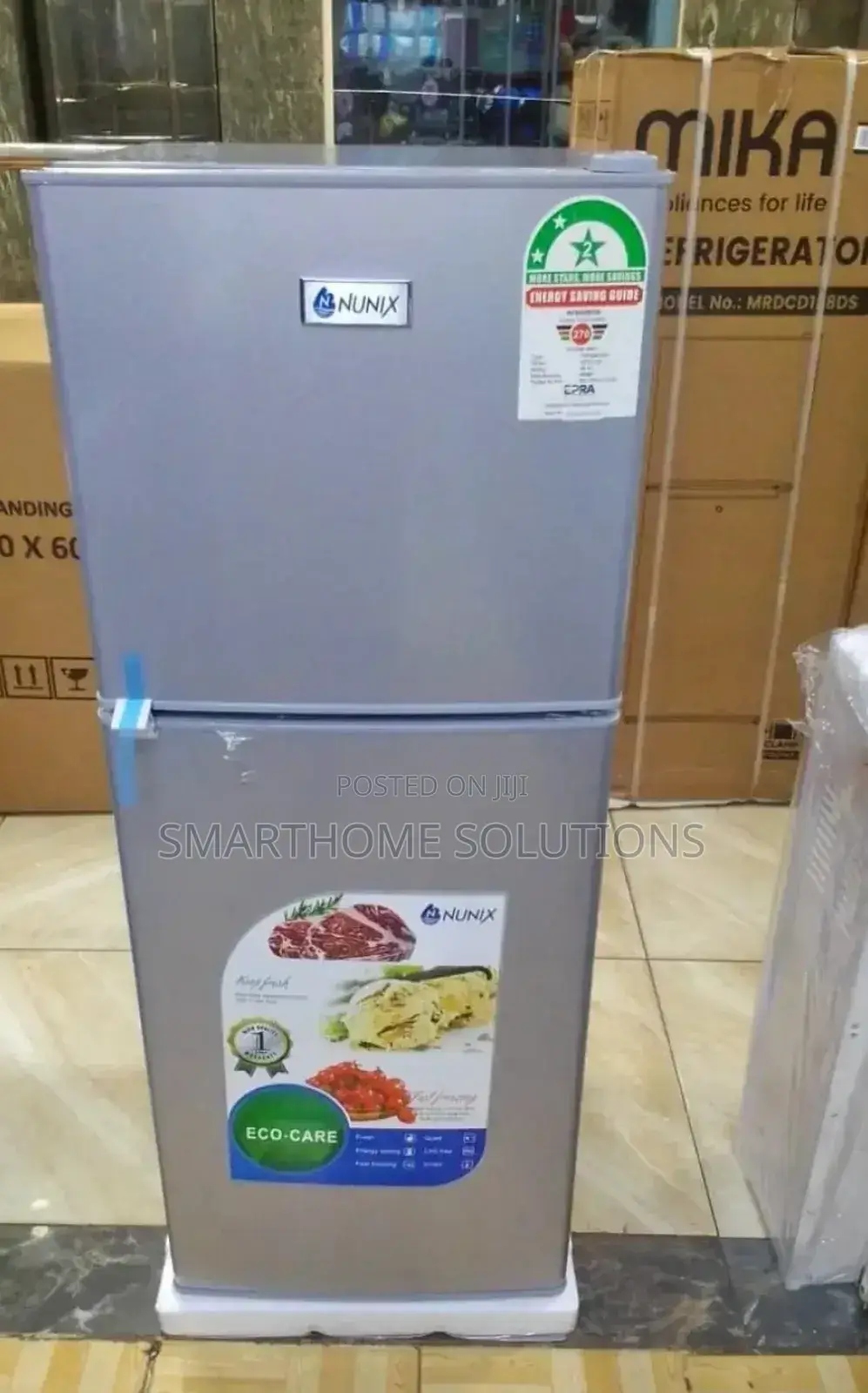Nunix 138 Litres 2 Door Top Freezer Defrost Refrigerator