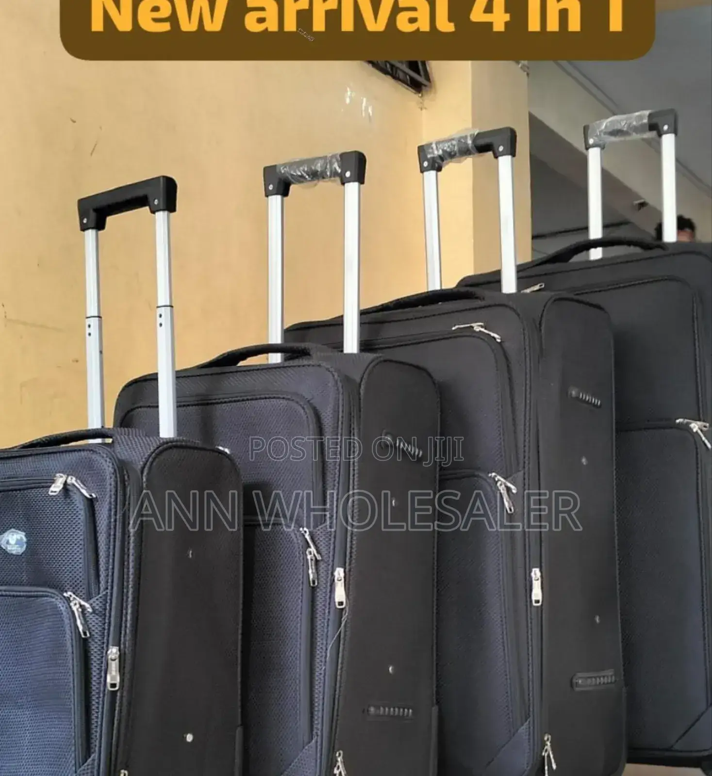 New Arrival 4 in 1 Fabric Laxurious Briefcase Travel