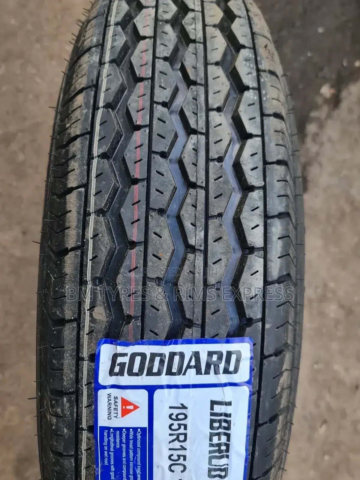 195 R15 Goddard Tyres (Commercial)