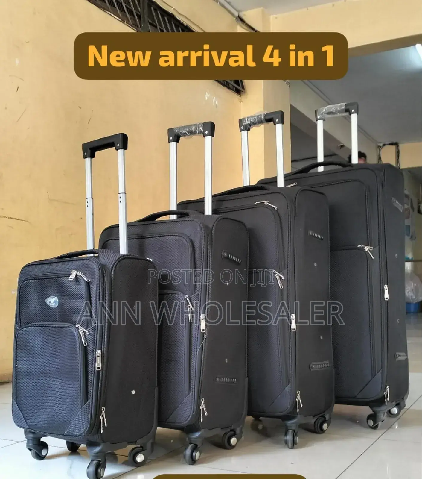 4 in 1 Fabric Laxurious Suitcase Briefcase Fb/87